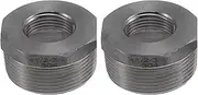 X AUTOHAUX 304 Stainless Steel Pipe Fittings 1.5" Male x 3/4" Female BSPT Reducer Bushing Adapter 2 Pcs
