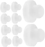Gatuida Plant Pot 10pcs Silicone Stopper Reusable Solid Plug Bulk Sealing Stopper Silicone Plugs Solid Flower Pot Solid Stopper Plugs S12 Silica Gel White Replace Bottle