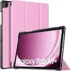 TiMOVO Case for Samsung Galaxy Tab A9+/A9 Plus 11 Inch 2023, Flowers Pink