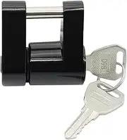 Muzhen Store Anti-Theft Trailer Hitch Lock Trailer Coupler Padlock Hook Lock Tongue Locks Hitch Security Protector