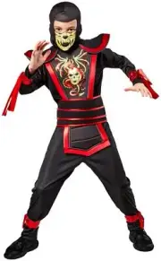 Boys' Glow in the Dark Ninja Warrior Costume - Rubie's