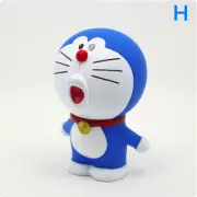 8cm Kawaii Pvc Anime Doraemon Action Figure Model Toys Cute Collection H