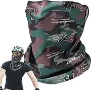 [Generic] Face Gaiter,Windproof Cycling Head Wrap | Breathable Ice Silk Face Gaiter UV Protection for Hot Weather Fishing Hunting Cycling Outdoor Work