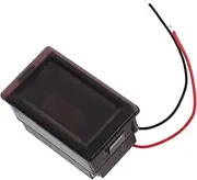 GARVALON Lithium Battery Monitor 12-60v Voltage Capacity Display Alarm Digital Ev Battery Gauge Easy to Install