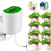 Automatic Watering System for Potted Plants DIY Drip Irrigation Device w/ Timer