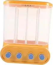 PEPLAYTAL Rice Container Storage Airtight Wall Mount Dispenser Large Capacity Food Grade for Cereals Oats Beans Essential Kitchen Accessory