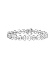 Silver 0.25 ct. tw. Lab-Grown Diamond Bracelet