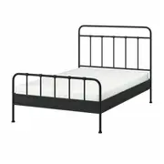 STJÄRNÖ bed frame, anthracite/Lönset, Double