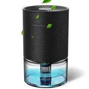 Small Compact Silent Dehumidifier with LED Light For Bedroom Bathroom Office