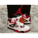 高品質  AIR JORDAN 4 FIRE RED 火焰紅 白紅 DC7770-160