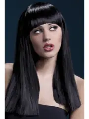 Black Fever Alexia Wig 19inch/48cm Adult Womens Fancy Dress Accessory Deluxe