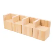 4 Pcs Increase Support Legs Chair Extenders for Height Bed Lifts Risers