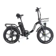 [EU DIRECT] BURCHDA R8WS Electric Bike 48V 20AH Battery 800W Motor 20x4.0inch Tires 80-90KM Mileage Range 180KG Max Load