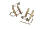 Stubbs BSJA Show Jump Cups & Pins (Pair) (Silver) (One Size)
