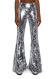 [Club Exx] Mirror Ball Dancer Flare Pants