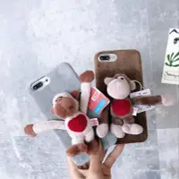 在飛比找樂天市場購物網優惠-日韓創意秋冬立體愛心猴子公仔毛絨小米9手機殼小米9SE全包小