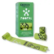 Certified 100% Compostable Dog Poop Bags – Leakproof, Extra Thick, Plant-Base...