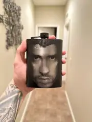 Bad bunny Laser Engraved Hip Flask