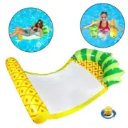 2 Pineapple Inflatable Floating Pool Beach Water Swimming Floating Bed (2 beds)