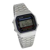 在飛比找蝦皮購物優惠-【八度空間】CASIO  復古風潮銀色電子復古手腕錶 A-1
