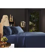 Orchids Lux Home 400 Thread Count Sateen Merida 4pc Sheet Set