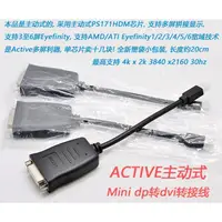 在飛比找蝦皮購物優惠-專業主動式 MINI DP轉 DVI,ATI EyeFini