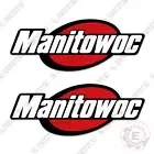 Fits Manitowoc Decal Kit (Set of 2) Crane Replacement Decals