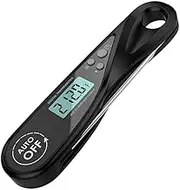 CONGARTENO 1pc Instant Read Digital Meat Thermometer Folding Food Thermometer Probe Accurate Measurement for Cooking BBQ for Grilling