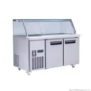 Cold Salad & Noodle Bar 4x1/1 GN Pans PG150FA-XG Thermaster Display Serving