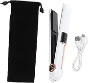 CALLARON Wireless Charging Hair Curler and Straightener Tool Portable Dual-use Hair Styling Device for Home Travel Compact Design for Effortless Styling
