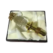 Hans Turnwald Signature Collection Wine Bottle Stopper Cork Pineapple Gold