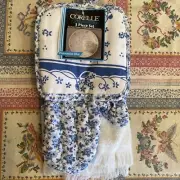 Corelle Provencial Blue Coordinates Kitchen Towel Set New Still Hooked Together