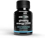 Ginseng Energy 2000 – Triple Ginseng Blend for Energy, Stamina, Focus and Vitality with Korean Ginseng, Siberian Ginseng, and American Ginseng (60 Tablets)