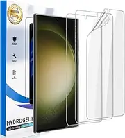 [HEYUS] [3 Pack] for Samsung Galaxy S23 Ultra Screen Protector, Full Cover HYDROGEL Aqua Screen Protector Curved for Samsung Galaxy S23 Ultra 5G