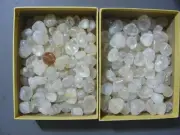 Quartz 5 Pounds Tumbled Stones Clear Heavy Natural Flaws