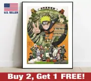 Naruto Poster 18" x 24" Print Anime Wall Art Shippuden 9