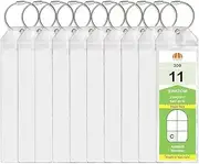 [Xyzabcds] 10Pack Cruise Luggage Tag Holder, Clear Waterproof Cruise Luggage Tags for Royal Caribbean and Celebrity Ships, Cruise Essential Travel Accessories