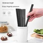 5pairs Non-slip Sushi Chopstick Food Grade Alloy Chopsticks Household