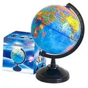 6'' Geographic World Globe for Kids,Educational World Globe with 6 inch