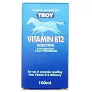Troy Vitamin B12 Boost for Dogs Cats Horses Cattle 100ml