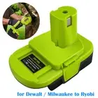 Battery Adapter for Dewalt for Milwaukee 18v to for Ryobi Power Drill Tools New