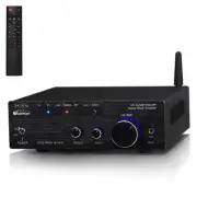 Mini Audio Amplifier Stereo Receiver Bluetooth 5.3,RMS 100Wx2 TPA3116 Class D...