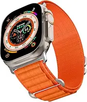 [SOLOLUP] Alpine Loop for iWatch Band 49mm 45mm 41mm 44mm 40mm 42mm 38mm, iWatch Bands Nylon Sport Strap Women Men G-Hook Bracelet Wristband for iWatch Ultra Band Series 8 7 6 5 4 3 2 1 Series SE