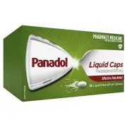 Panadol Liquid Caps Pain Relief 80 Soft Gel Capsules - Paracetamol 500mg