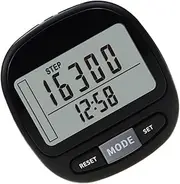 INOOMP Step Counter for Walking Clip on Pedometer 7-Day Memory Burned Calorie Counter
