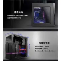 在飛比找蝦皮購物優惠-現貨 全新 i-cooltw 極光 F25 電腦機殼 內建1