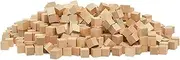 Unfinished Wooden Blocks 1.5cm, Pack of 100 Small Wood Cubes for Crafts and DIY Home Decor