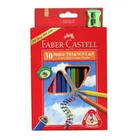 在飛比找momo購物網優惠-【Faber-Castell】德國輝柏 30色大三角色鉛筆附