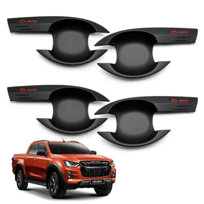 For Isuzu D-Max Hi-Lander V-Cross 2012 19 Matte Black Red Bowl Insert Cover