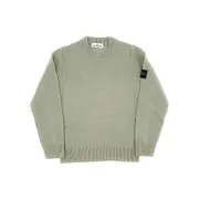 [STONE ISLAND] STONE ISLAND Wool-blend crewneck sweater Kids 14Y 14Y Green